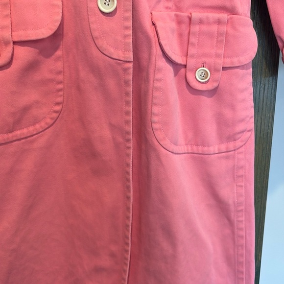 Pink Button-Up Spring coat - Picture 6 of 15